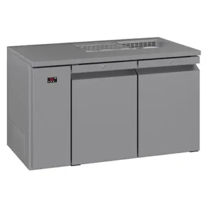 Williams HO2RSSBA - 2 Door Gastronorm Counter Fridge 4x1/3 GN Pans - Image 1
