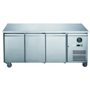 FED-X S/S Three Door Bench Fridge - XUB7C18S3V - Image 1