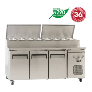 Exquisite MTC363H Stainless Steel Top Food Preparation Refrigerators - Image 1