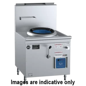 B+S Black CCF-HP1 - Single Hole Hi Pac Wok - Image 1
