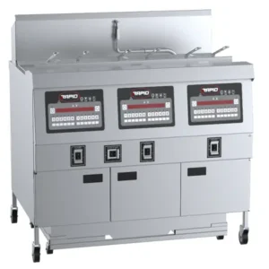 B+S Rapid RF-3E -Three Pan Six Basket Rapid Electric Fryer