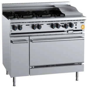 K+ KOV-SB6-GRP3 -Oven with Six Open Burners & 300mm Grill Plate - Image 1